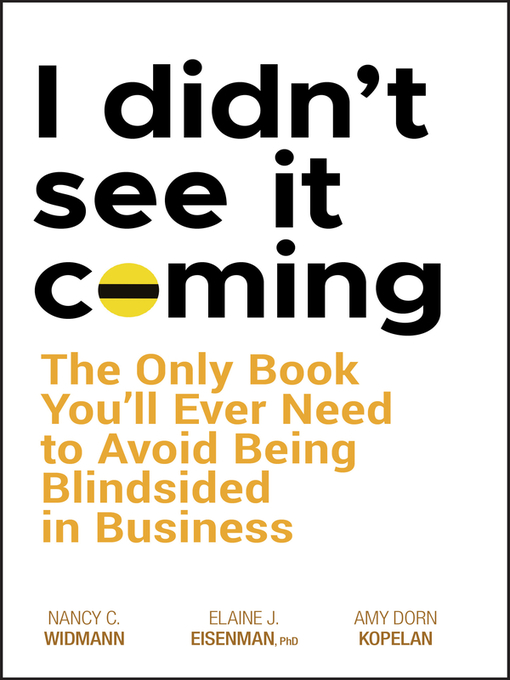 Cover image for I Didn't See It Coming